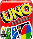 Mattel Games UNO Card Game for Family Night, Travel Game for Kids in a Collectible Storage Tin for 2-10 Players