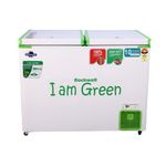 ROCKWELL 350DDUC, 5 Star, Convertible GREEN Deep Freezer, Double Door, with 10 yrs. Warranty on Cooling Coil and Upto 53% Power Saving