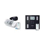 OMRON X7 Smart Upper Arm Blood Pressure Monitor for home use + OMRON VIVA Smart Body Composition Monitor