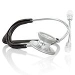 MDF MD One Epoch Titanium Stethoscope - Adult - Free-Parts-for-Life & Lifetime Warranty - Black (NoirNoir) (MDF777T-11)