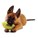 Nerf Dog Squeak Rubber Football Dog Toy, Medium/Large, Green