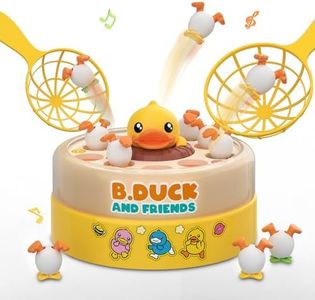 B.Duck Games for Kids Age 4-6, Board Games Bounce and Catch Duck Toys for Kids 4-8, Family Board Games for 5-7 Boys Girls, Birthday Gifts Christmas Party Games for Toddlers 3-5