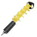 Ice Auger, 6in Diameter 28in Electric Ice Fishing Auger Drill Bit Kit with Storage Box, Cordless Nylon Ice Drill Auger for Ice Burrowing Scoop Fishing