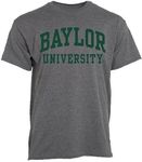 Barnesmith Baylor University Bears Short Sleeve Adult Unisex T-Shirt, Classic, Charcoal Grey, Small