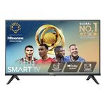 Hisense 32 Inch Smart TV 32E4NTUK - HD Resolution, Natural Colour Enhancer, DTS Virtual:X & Dolby Audio, AI Sports Mode, VIDAA OS with Youtube, Netflix and Disney+ and Freeview Play (2024 Model)