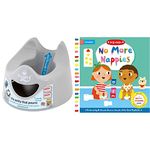 Pourty Easy-to-Pour Potty (Penguin Grey), P1GR & No More Nappies: A Potty-Training Book (Campbell Big Steps, 2)