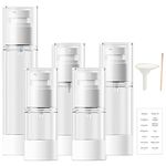 Travel Bottle - Travel Bottles for Toiletries, Airless Pump Bottle, Travel Pump Bottle for Foundation Liquid, Isolation Cream, Hair Spray - 5 Pcs, 15/30/50ml