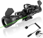 4-16x50AO Rifle Scope Combo Red/Gre