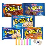 Rice Krispies Squares Bundle With 5 Flavours (x20 Bars) & Indigo Leopard Clips