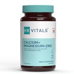 HealthKart hk vitals Calcium Magnesium & Zinc (90 Tablets) | With Vitamin D3, Calcium Supplement for Women and Men | For Bone Health & Joint Support