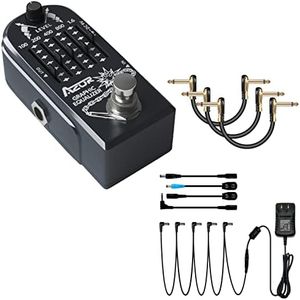 AZOR Eq Guitar Pedal with Pedal Power,Guitar Patch Cable