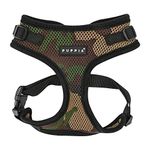 Puppia Ritefit Dog Harness small dog and medium dog harness - Adjustable and Super soft in many colours - Also usable as Puppy Harness - Anti Pull Dog Lead, Camouflage, S