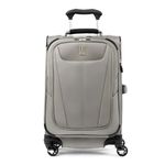 Travelpro Maxlite 5 Softside Expandable Luggage with 4 Spinner Wheels, Lightweight Suitcase, Men and Women, Champagne, Carry-on 21-Inch, Carry-on 21-inch