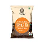 Tweak Instant Masala Tea Premix 1kg | Premium Masala Chai | Instant Chai Mix with Milk & Sugar | Office Tea Premix | Ready-to-Drink Masala Tea for Home| Makes Approx 62 Cups of 100ml