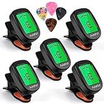 Clip On Guitar Tuner 5 Pack for All