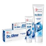 Dr. Glow Cavity Repair Toothpaste Set for Adults, 15g Pulpitis Ointment for Tooth Decay Repair & 100g Hydroxyapatite Toothpaste for Home Cavity Repair, Cavity Tooth Repair Fluoride Free Toothpaste