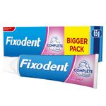 Fixodent Complete Denture Adhesives Cream, 65g, 10X Stronger Hold vs. No Adhesive, Improved Comfort & Foodseal, Original, Mint