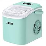 Countertop Ice Maker 6 Mins 9 Bullet Ice, 26.5lbs/24Hrs, Portable Ice Maker Machine with Self-Cleaning, Bags, Ice Scoop, and Basket, for Home/Kitchen/Office/Party