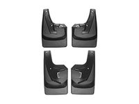 WeatherTech Custom No Drill Splash Guard MudFlaps for Ram 2500/3500, Ram Truck 2500/3500 - Front & Rear Set (110108-120108), Black