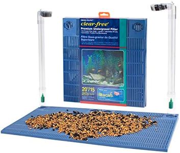 PENN-PLAX Clear-Free Premium Under Gravel Aquarium Filter (UGF) – Freshwater and Saltwater Safe – Suitable for 15 – 20 Gallon Tanks