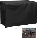 Guisong Outdoor Table and Chair Set Cover, Waterproof Cover for Outdoor Bistro Set with 2 Bar Chairs 70" L x 32" W x 48" H