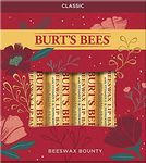 Burt's Bees Beeswax Bounty Classic Lip Balm Gift Set, 4 Lip Balms Multi