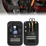 kemimoto Saddlebag Organizers, 2 Pack Universal for Vehicle Motorcycle Motorbike Saddle Bag Organizers