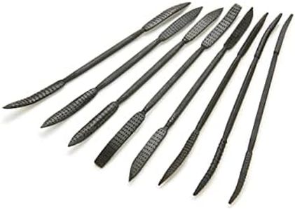 Woodriver Large Riffler Rasp Set - Coarse - 8-Piece
