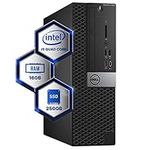 Dell Optiplex 7050 Desktop Computer | Quad Core Intel i5 (3.2) | 16GB DDR4 RAM | 250GB SSD Solid State | Windows 10 Professional | Home or Office PC (Renewed)