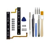 Onyehn Original Repart Part Replacement Right and Left Slide Rail with Flex Cable Fix Part for Nintendo Switch Console NS Rebuild Track