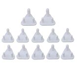 Sky Vogue Baby Safety Electric Socket Plug Cover, Electrical Socket Cover Guards for Child, Proofing Outlet Plug Protector for Baby Safety. 10 pcs 5 Amperes Socket Cover & 2 pcs 15 Amperes Socket Cover., White