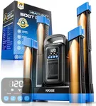 POPCHOSE Heavy-Duty Boot Dryer, Upgraded Shoe Dryer Helps Reduce Odor, Glove & Boot Warmer, Fast 1.5-Hour Drying Dual Dir Duct with Heating Blower, Silent & Adjustable Timer Blue