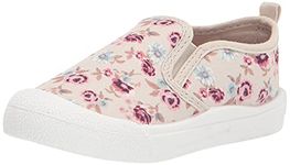 OshKosh B'Gosh Girl's Ezma Slip-On Shoe, Khaki, 9 US Toddler