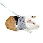 Guinea Pigs Vest Harness Adjustable Small Animals Traction Rope Chest Strap Outdoor Walking Training for Rabbit Squirrel Bunny Ferret Guinea Pig