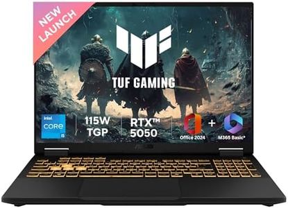 ASUS TUF F16,13th Gen,Intel Core i5-13450HX,Gaming Laptop(RTX 5050-8GB/115W TGP/16GB RAM/1TB SSD/FHD+/16"/165Hz/90Whr/Windows 11/M365 Basic (1Year)*/Office Home 2024/Jaeger Gray/2.5 Kg)FX608JH-RV057WS
