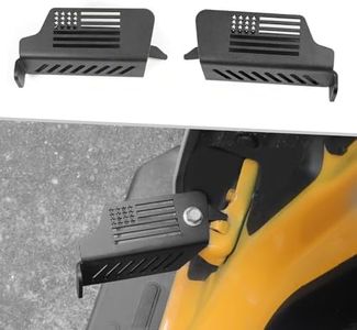JHD-TOGO Foot Pegs for Ford Bronco, Rest Pedals for 2021 2022 2023 2024 2025 2026 Ford Bronco 2/4 Door, Exterior Accessories Door Hinge Footpegs Kick Panel Metal US Flag (2 PCS)