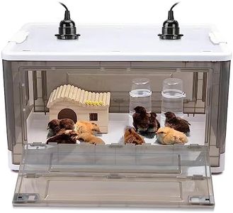 HKDQ Chick Brooder,Brooder Box for Chicks,Brooder Heater Warms up to 25 Chicks (23″x17″x14″)