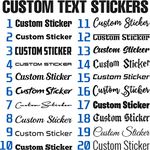 Custom Text Car Van Shop Sticker Personalised Your Name Lettering Vinyl Stickers Decals Sizes 20cm - 55cm