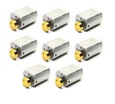 INVENTO 8Pcs 3V - 6V Vibration motor mini micro DC Motor DC 20x15x25mm 7100 rpm 0.17A for Toys DIY Projects