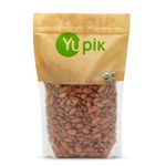 Yupik Organic California Almonds, 1Kg, Non-Gmo, Vegan, Gluten-Free, Good Source Of Protein, Fiber, Iron & Calcium, Low In Carb