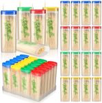 Qinyoung 48 Packs Travel Toothpicks