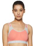 Van Heusen Proactive Women Sports Bra - Cotton Elastane - Anti Bacterial, Wireless, Non Padded, Full Coverage