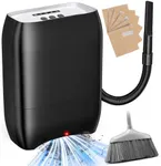 LyriFine Touchless Vacuum Automatic Dustpan, 3-Pack Dustbags Automatic Dustpan with Nozzle Attachment, Auto Sensors Hair Vacuum for Salons, 2 Cleaning Modes Electric Dustpan for Floors Pet Hair Food