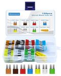 Riseuvo 126pcs Micro Fuses Assortment Kit - Micro2 ATR Blade Fuses Automotive for Car, Boat, RV, Truck, SUV Replacement (5A, 7.5A, 10A, 15A, 20A, 25A, 30A)