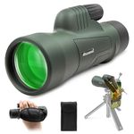 Astromania 10X50 BAK4 High Power Prism Monoculars, Waterproof, Compact Handheld Monoscope for Bird Watching, Sporting Events, Traveling Gifts for Men