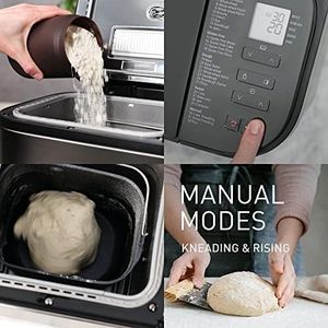 Panasonic Fully Automatic Bread Maker – 32 Programs, Yeast & Nut Dispenser, Stainless Steel