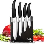 Vos Ceramic Knife Set with Block, C