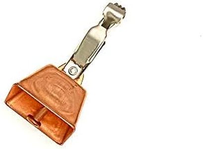 Sanhu 12 Pieces Fishing Copper Cow Bells Alert with Clamp Clip
