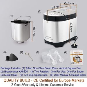 KITCHENARM 29-in-1 Automatic Bread Maker – Multi-Function Machine
