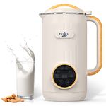 Nurtured Effect 6-in-1 Nut Milk Maker - One-Touch Homemade Plant-Based Nut Milk Maker Machine with 20oz Capacity - Easy to Use - Homemade Soy Milk Maker & Almond Milk Maker - Dairy Free Beverages